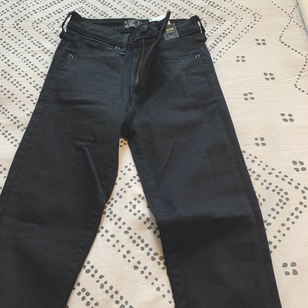 Abercrombie high rise super skinny jeans